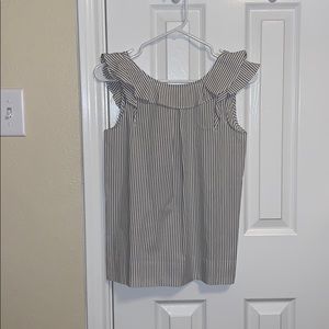 JCrew Women's Striped Work Blouse